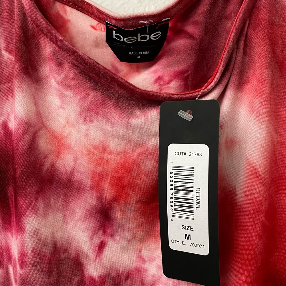 011. NWT SUPER Soft Bebe Tie-dye Maxi Tank Top Dress - Picture 4 of 10